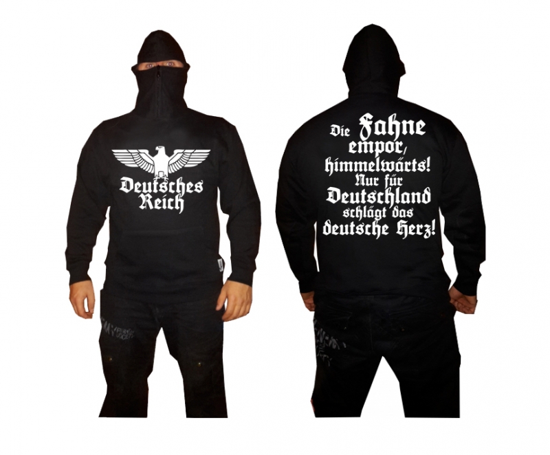 Ninja Kapuzenpullover - Deutsches Herz