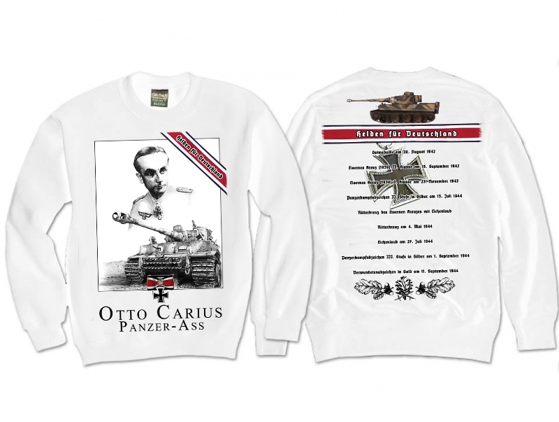 Pullover - Otto Carius - weiß