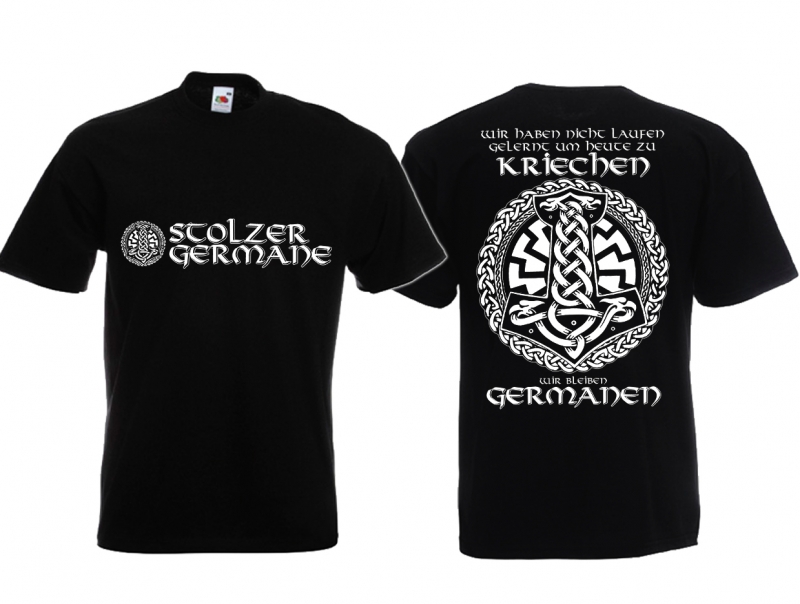 T-Shirt - Stolzer Germane - schwarz