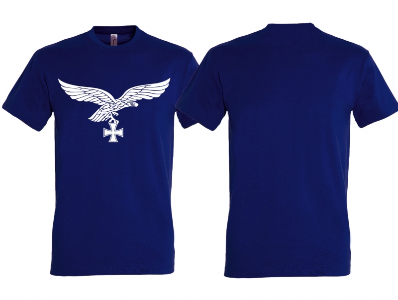 T-Shirt - Adler - Luftwaffe - blau