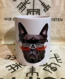 Tasse - Bulldogge - Brille - SWR