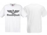 T-Shirt - Reichsadler - Deutschland - silber/weiss