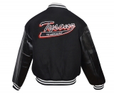 Baseball Jacke - Leder - Tysonz - schwarz