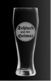 Weizen-Bierglas - Schluck aus der Heimat