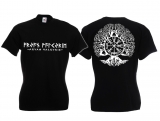 Frauen T-Shirt - Valkyrie - Vegvisir - schwarz/weiß