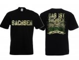 T-Shirt - Meine Fahne - Sachsen