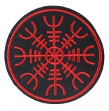 Aufnäher - Vegvisir - rot