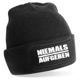 Mütze - BD - Niemals Aufgeben - schwarz