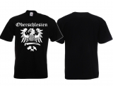 T-Shirt - Oberschlesien mit Adler - schwarz