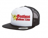 Cap Gasthaus Goldener Löwe - 3-Tone - schwarz - Trucker Cap