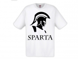 T-Shirt - Sparta - klassisch - weiss