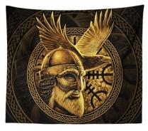 Wanddekoration - Tuch - Viking Warrior - 200x150cm