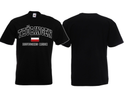 T-Shirt - College Stil Deutsches Reich - Thüringen