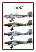 Blechschild - 20x30cm - Junkers Ju87