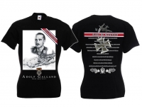 Frauen T-Shirt - Adolf Galland - schwarz