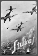 Blechschild - 30x40cm - Stukas