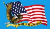 Fahne - Proud to be American