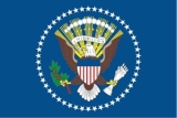Fahne - Präsidentensiegel (Präsident USA)