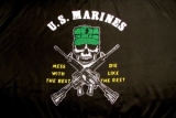 Fahne - USA Marine Corps - Mess with the best