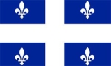 Fahne - Kanada - Quebec