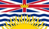 Fahne - Kanada - British Columbia