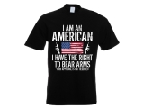 Frauen T-Shirt - I am an American - I have the Right to bear Arms