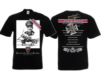 T-Shirt - Flieger - Hans-Ulrich Rudel - schwarz