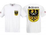 T-Shirt - Schlesien - weiß