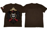 Frauen T-Shirt - alter Reichsadler - Motiv1 - braun