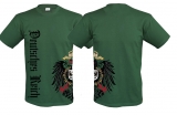 T-Shirt - alter Reichsadler - Deutsches Reich - flaschengrün