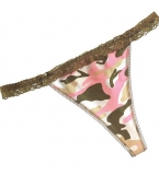 String Tanga - Pink Camo