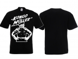 T-Shirt - Kongo Müller - schwarz