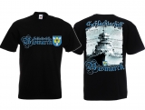 T-Shirt - Schlachtschiff Bismarck - schwarz