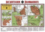 Bildwandkarte - Die deutschen Kolonialgebiete